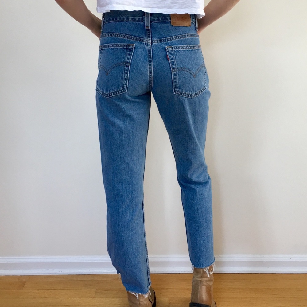 Levi's Cropped Boot Cut Flare Denim - image 2